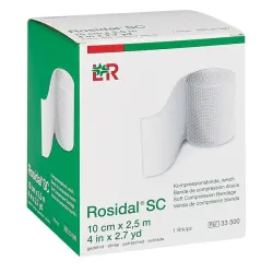Rosidal SC Drukverband, zacht Lohmann & Rauscher 2,5 cm x 10 m | 8 cm